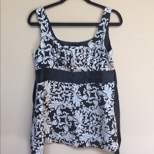 Empire waist 100% silk top